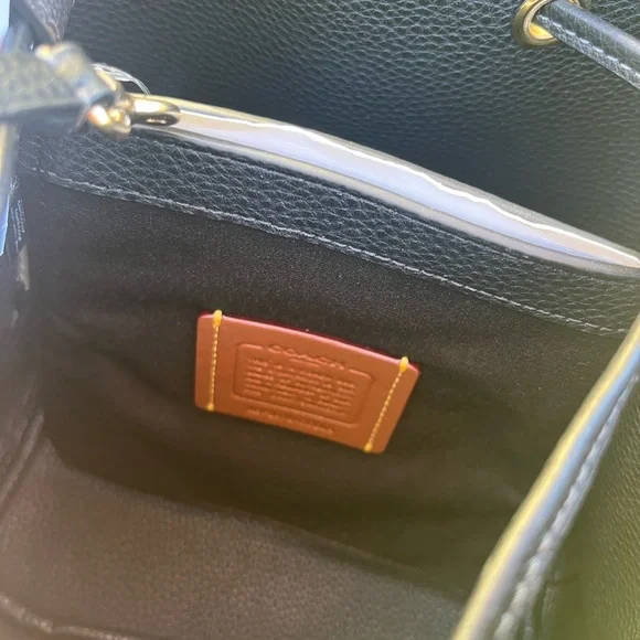 Coach Rowen Bucket Bag with Leopard Print -CCD03 - Picture 11 of 14